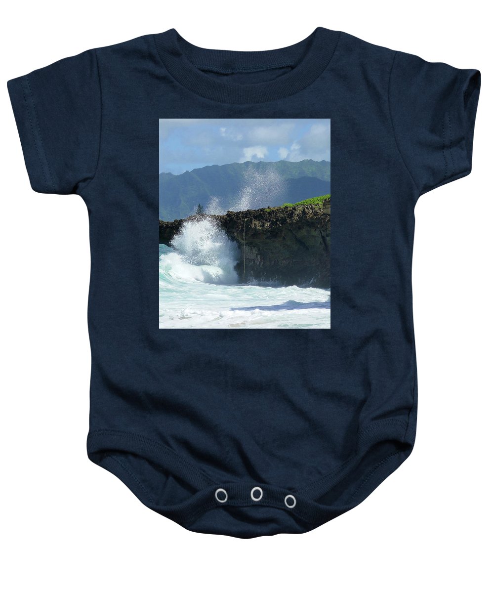"Rockin Surfer's Rope" - Baby Onesie - Fry1Productions