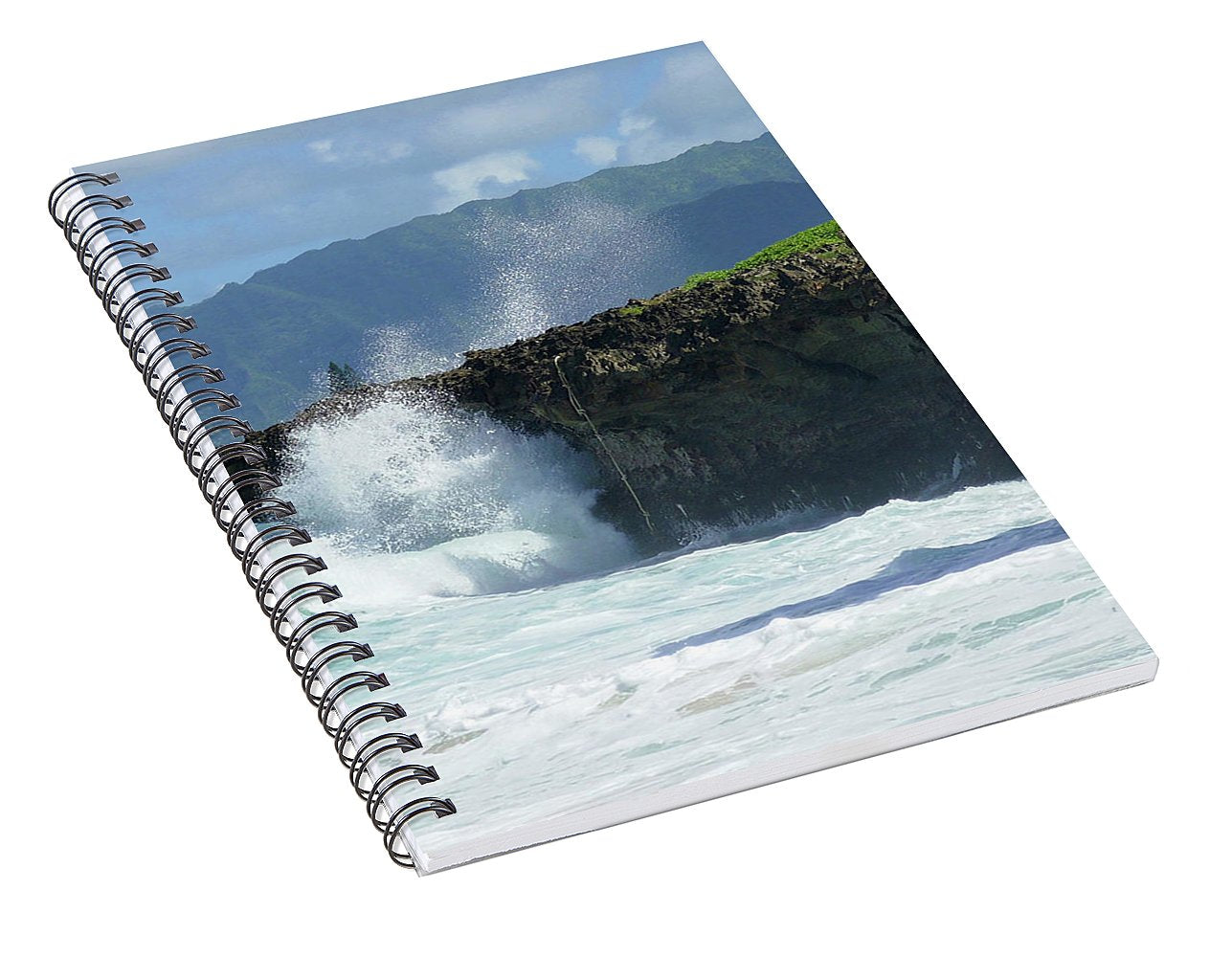 Rockin Surfer's Rope - Spiral Notebook - Fry1Productions