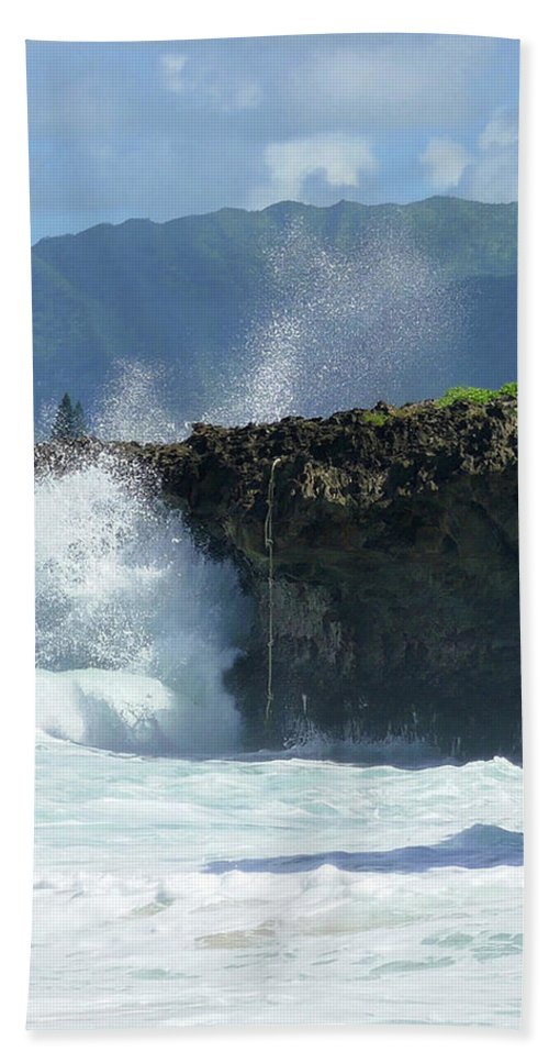 "Rockin Surfer's Rope"- Bath-Hand Towel - Fry1Productions