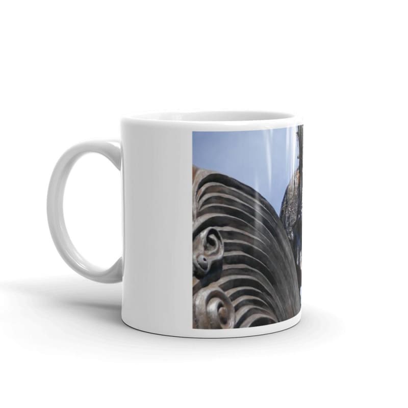 Skull Warrior - 11 oz and 15 oz Ceramic Coffee Mugs - Fry1Productions