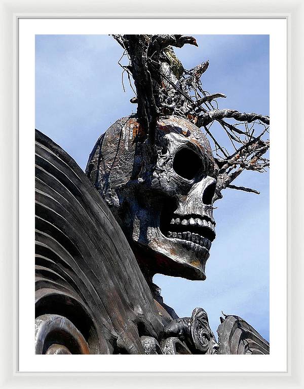 Skull Warrior - Framed Print - Fry1Productions