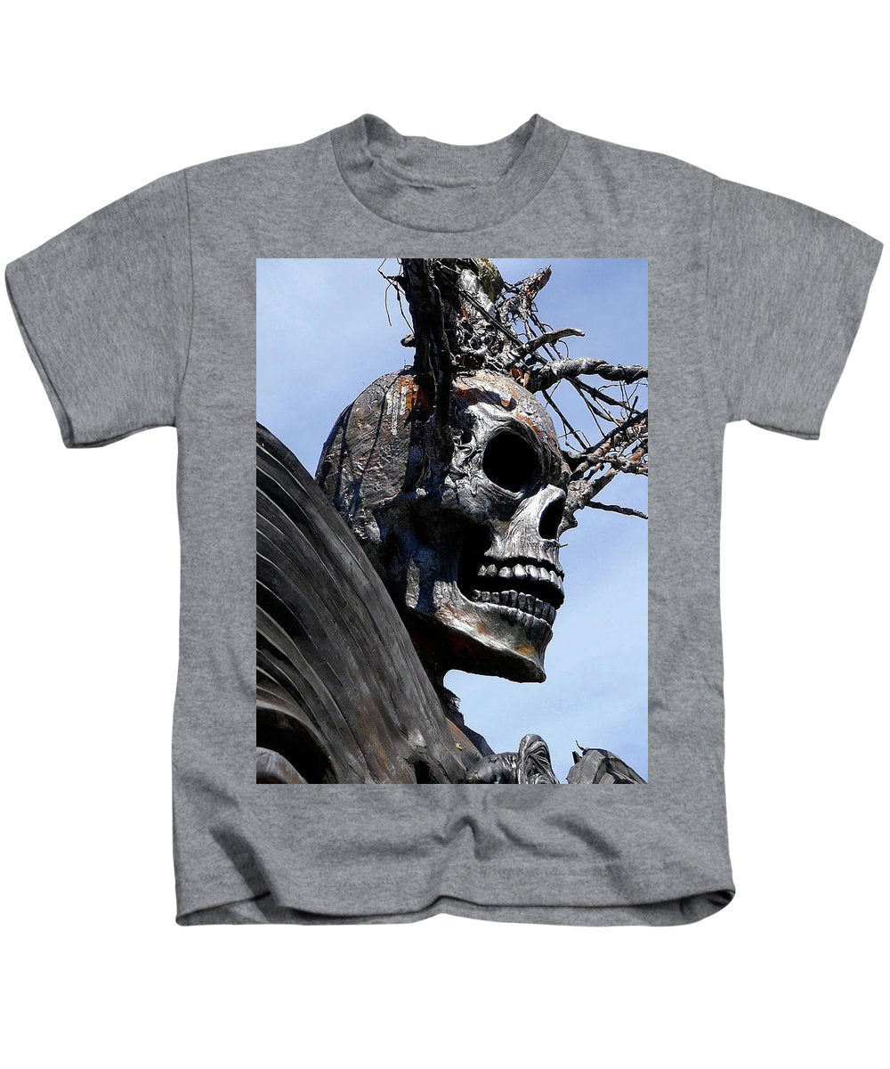 Skull Warrior - Kids T-Shirt - Fry1Productions