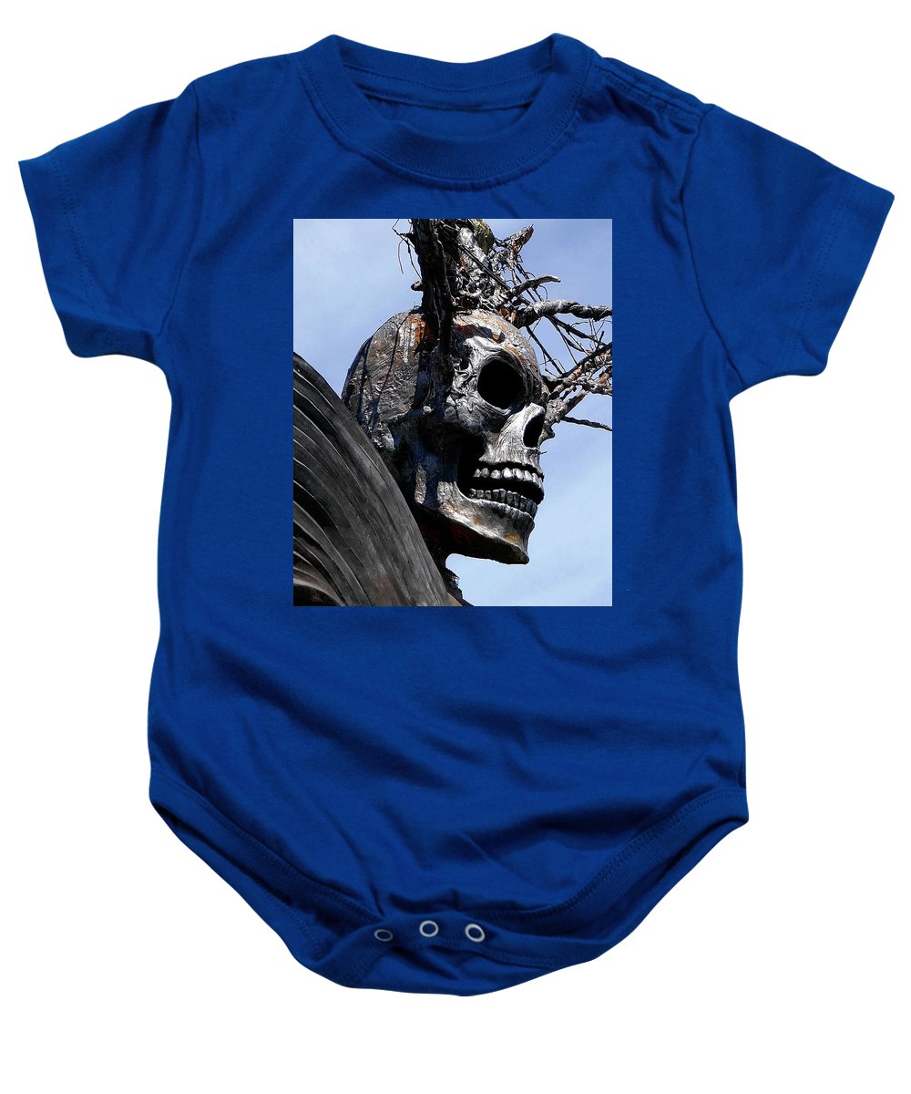 Skull Warrior - Baby Onesie - Fry1Productions