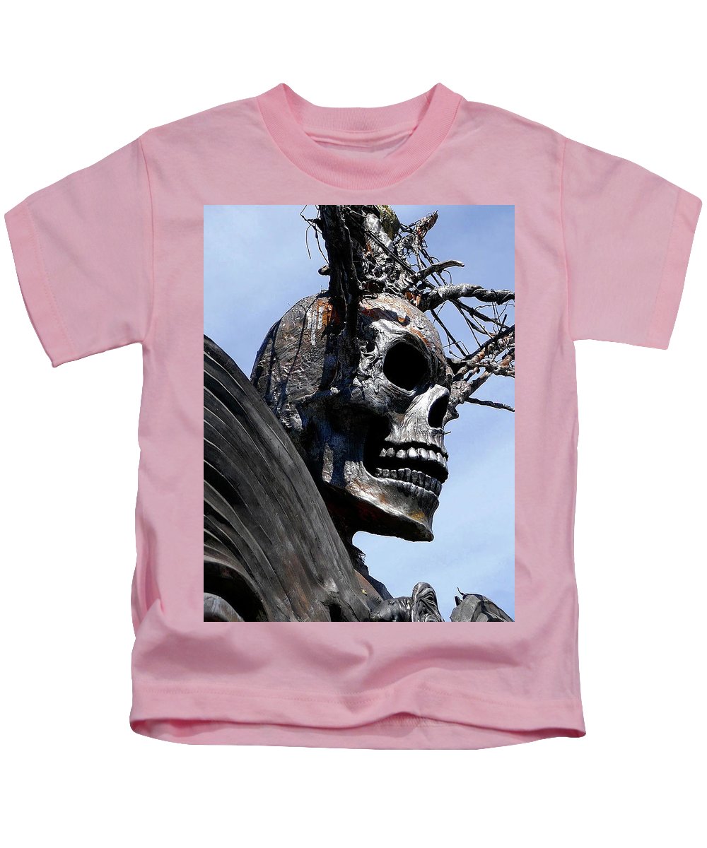 Skull Warrior - Kids T-Shirt - Fry1Productions