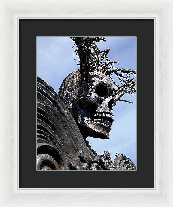 Skull Warrior - Framed Print - Fry1Productions