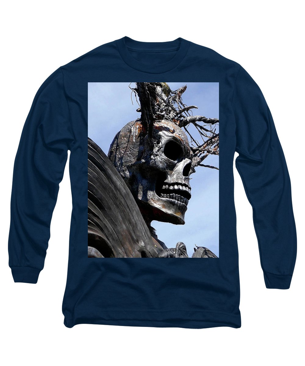 Skull Warrior - Long Sleeve T-Shirt - Fry1Productions