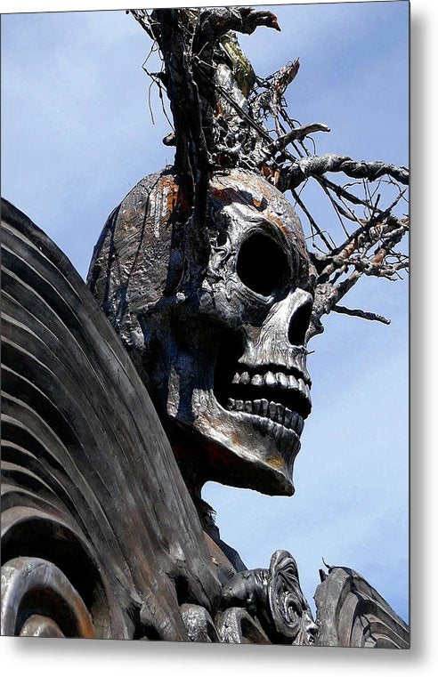 Skull Warrior - Metal Print - Fry1Productions