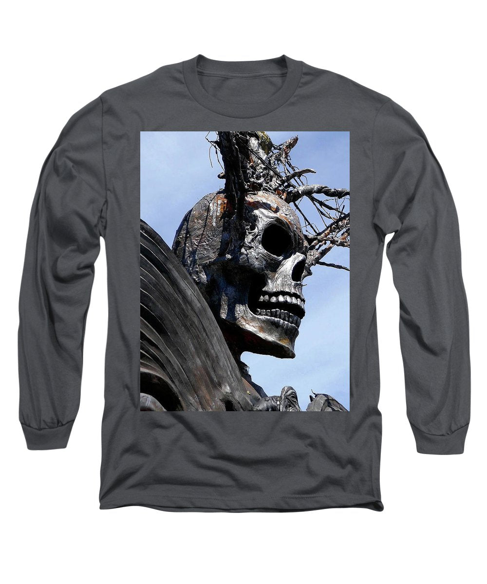 Skull Warrior - Long Sleeve T-Shirt - Fry1Productions