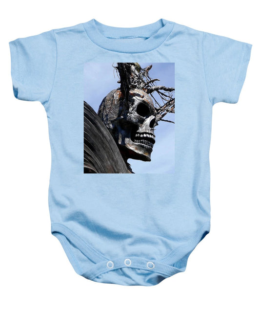 Skull Warrior - Baby Onesie - Fry1Productions