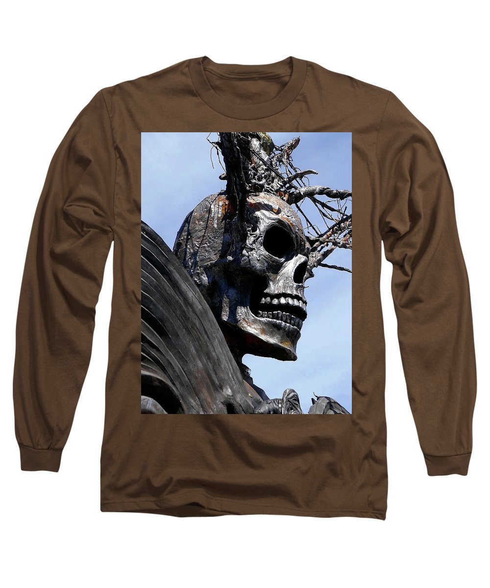 Skull Warrior - Long Sleeve T-Shirt - Fry1Productions