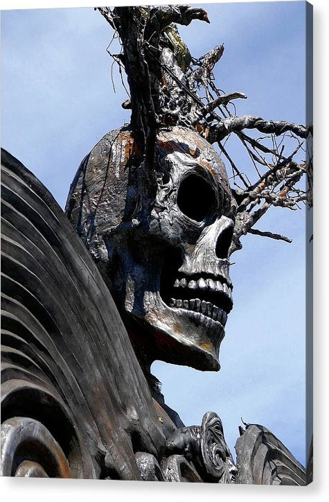 Skull Warrior - Acrylic Print - Fry1Productions