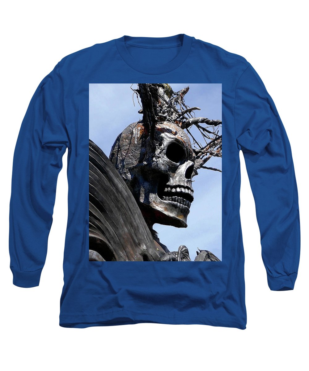 Skull Warrior - Long Sleeve T-Shirt - Fry1Productions