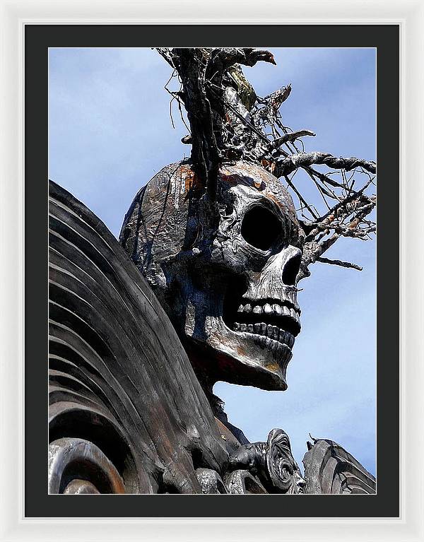 Skull Warrior - Framed Print - Fry1Productions