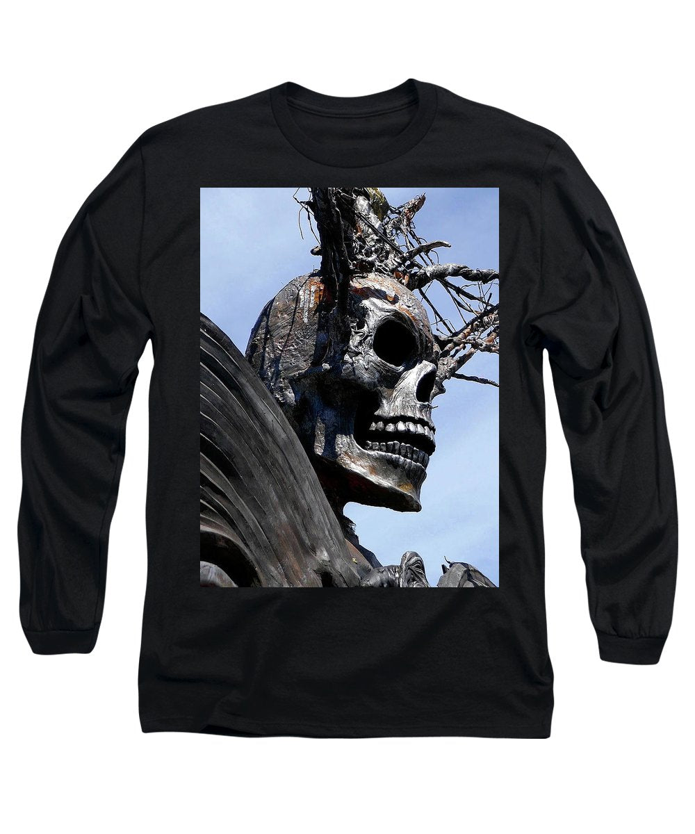 Skull Warrior - Long Sleeve T-Shirt - Fry1Productions