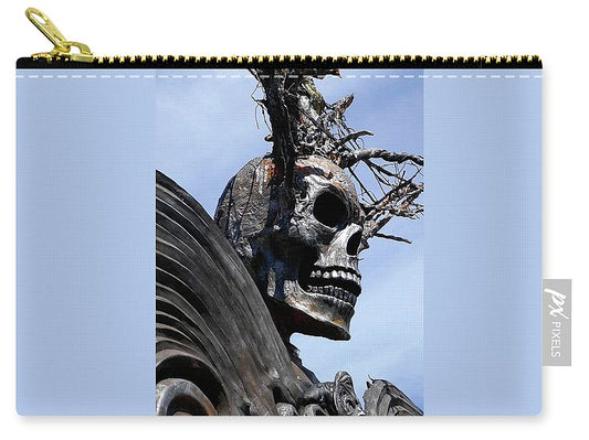 Skull Warrior - Carry-All Pouch - Fry1Productions