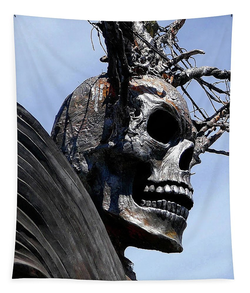 Skull Warrior - Tapestry - Fry1Productions