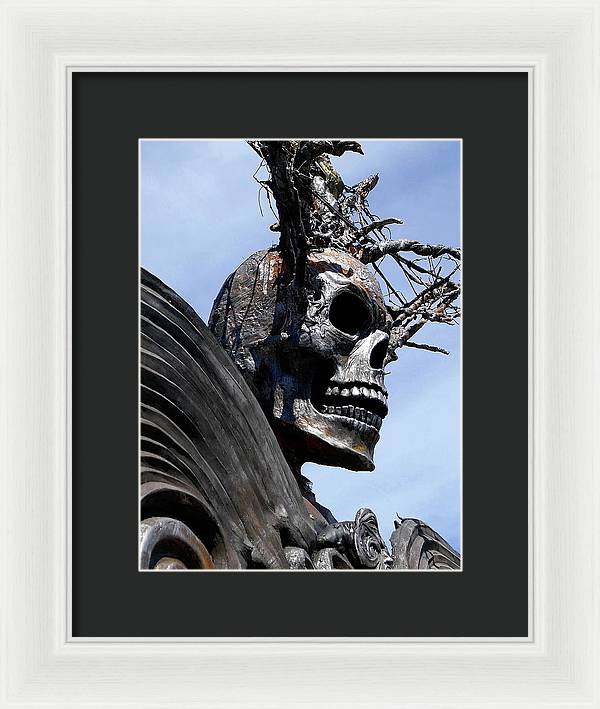 Skull Warrior - Framed Print - Fry1Productions