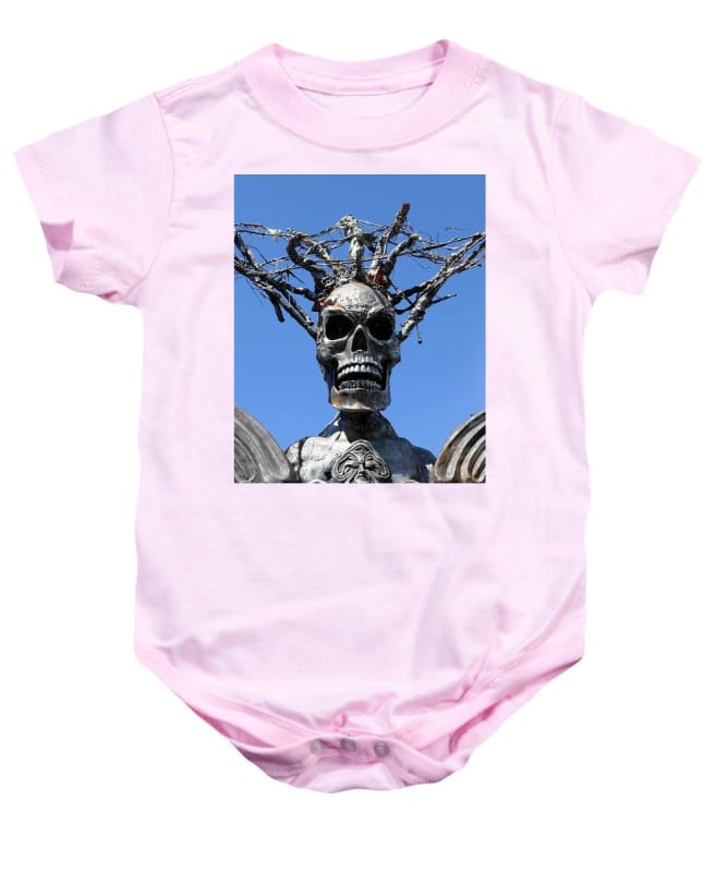 "Skull Warrior Stare" - Baby Onesie - Fry1Productions
