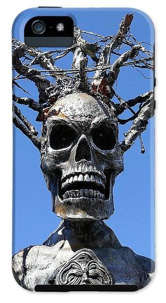 "Skull Warrior Stare" - Phone Case - Fry1Productions