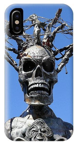 "Skull Warrior Stare" - Phone Case - Fry1Productions