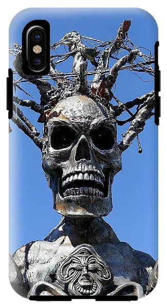 "Skull Warrior Stare" - Phone Case - Fry1Productions