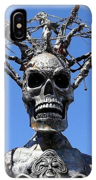 "Skull Warrior Stare" - Phone Case - Fry1Productions
