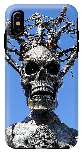 "Skull Warrior Stare" - Phone Case - Fry1Productions