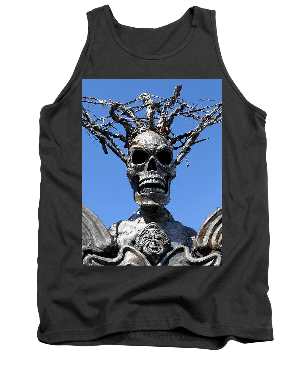 "Skull Warrior Stare" - Tank Top - Fry1Productions
