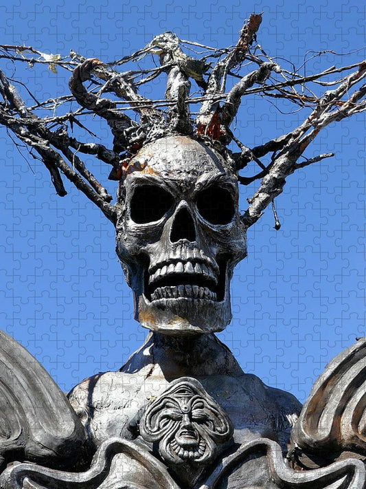 Skull Warrior Stare - Puzzle - Fry1Productions