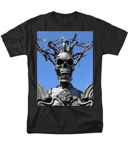Skull Warrior Stare - Men's T-Shirt  (Regular Fit) - Fry1Productions