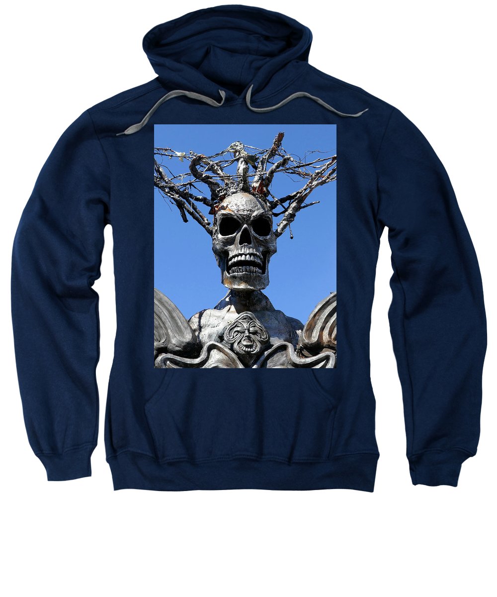Skull Warrior Stare - Sweatshirt - Fry1Productions