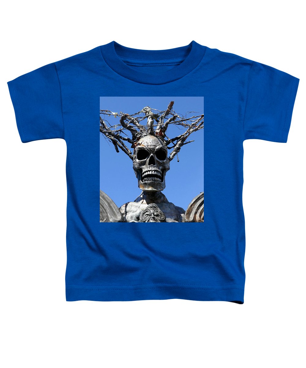 Skull Warrior Stare - Toddler T-Shirt - Fry1Productions