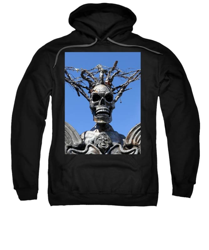 Skull Warrior Stare - Hooded Sweatshirt - Fry1Productions
