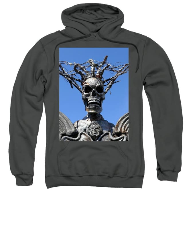 Skull Warrior Stare - Hooded Sweatshirt - Fry1Productions
