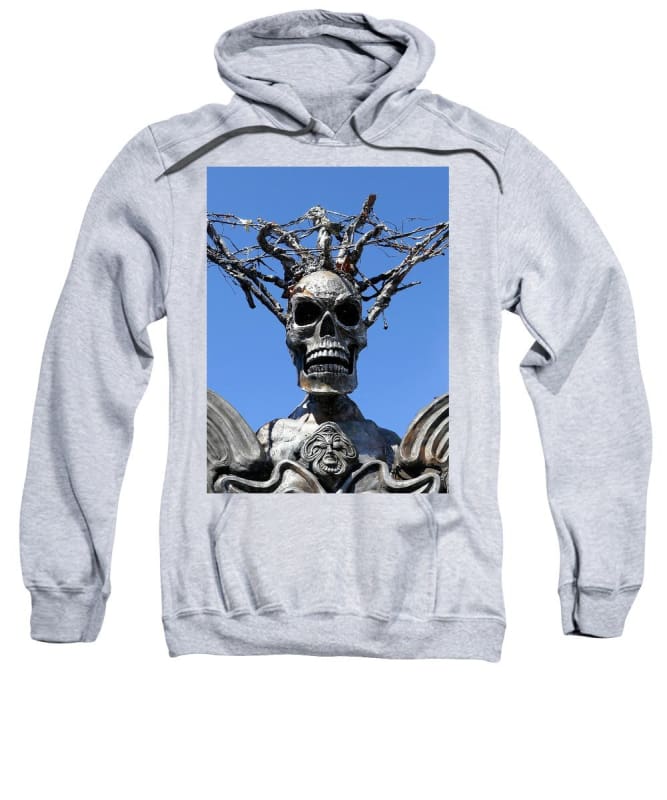 Skull Warrior Stare - Hooded Sweatshirt - Fry1Productions