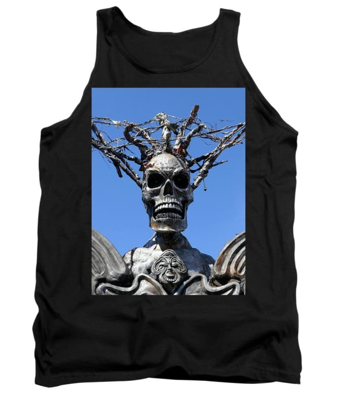 "Skull Warrior Stare" - Tank Top - Fry1Productions