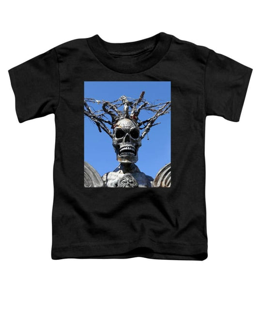 Skull Warrior Stare - Toddler T-Shirt - Fry1Productions