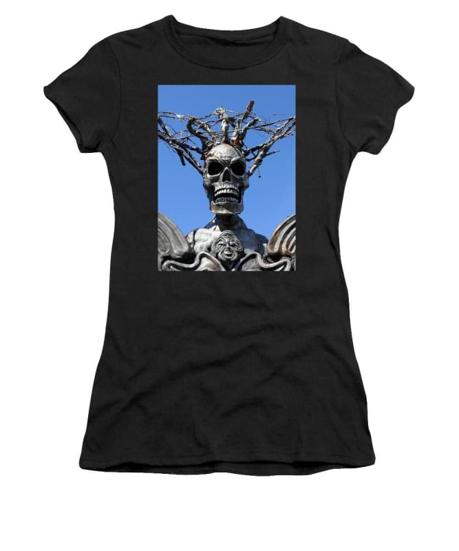 Skull Warrior Stare - Women's T-Shirt - Fry1Productions