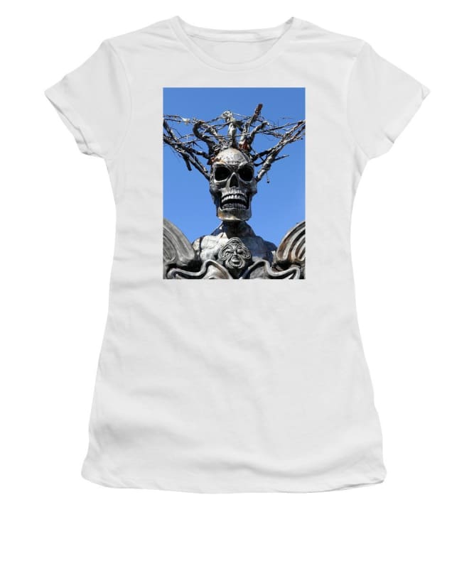 Skull Warrior Stare - Women's T-Shirt - Fry1Productions