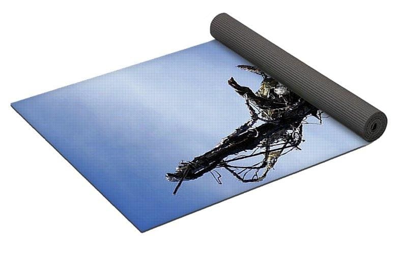 "Skull Warrior" - Yoga Mat - Fry1Productions