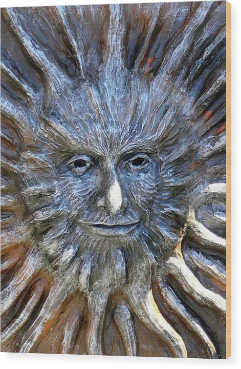 Sun God - Wood Print - Fry1Productions