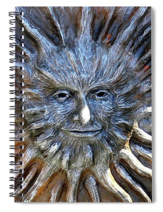 Sun God - Spiral Notebook - Fry1Productions