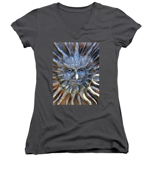 "Sun God" - Women's V-Neck - Fry1Productions