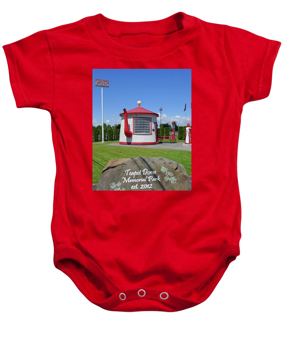 Teapot Dome Memorial Park - Baby Onesie - Fry1Productions