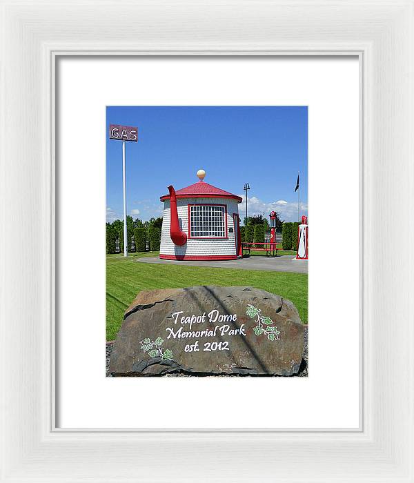 Teapot Dome Memorial Park - Framed Print - Fry1Productions