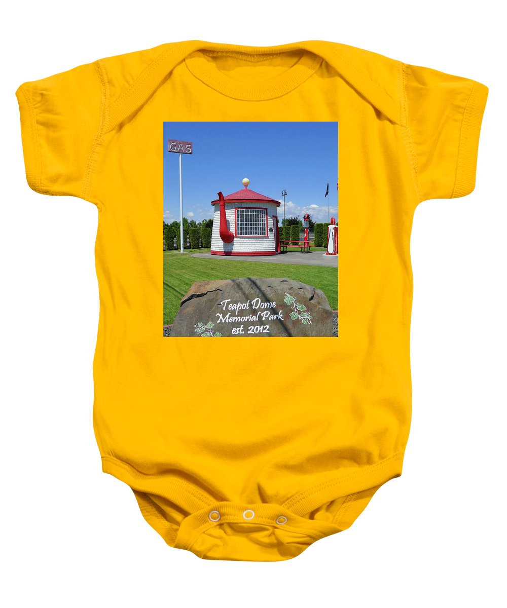 Teapot Dome Memorial Park - Baby Onesie - Fry1Productions