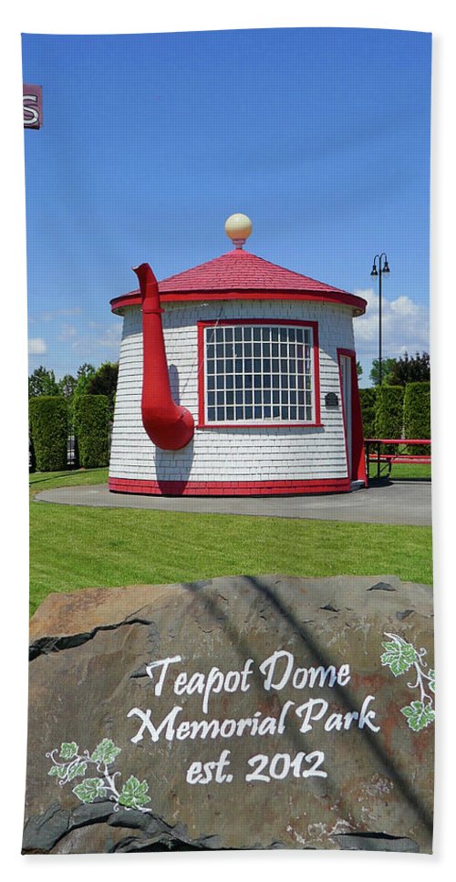 Teapot Dome Memorial Park - Beach Towel - Fry1Productions