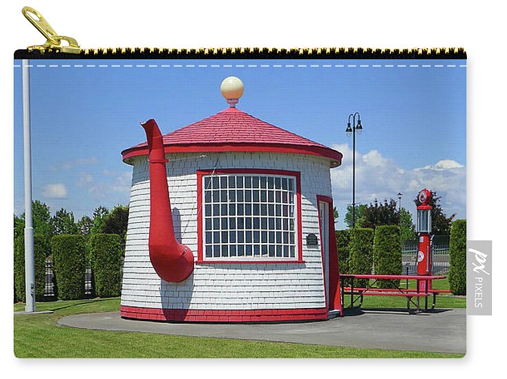 "Teapot Dome Memorial Park" - Carry-All Pouch - Fry1Productions