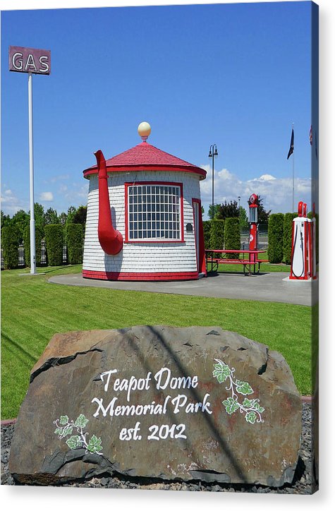 Teapot Dome Memorial Park - Acrylic Print - Fry1Productions