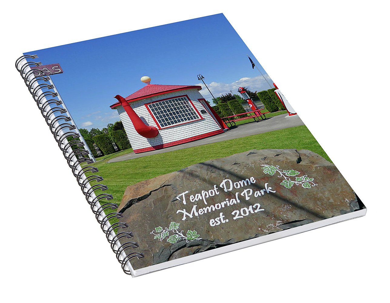 Teapot Dome Memorial Park - Spiral Notebook - Fry1Productions